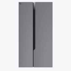 36" Side-by-Side Refrigerator and Freezer with 25 Cubic Ft. Total Capacity, Black