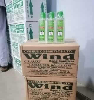 Wind Hand Sanitizer 100ml Carton (48pcs) - Image 2