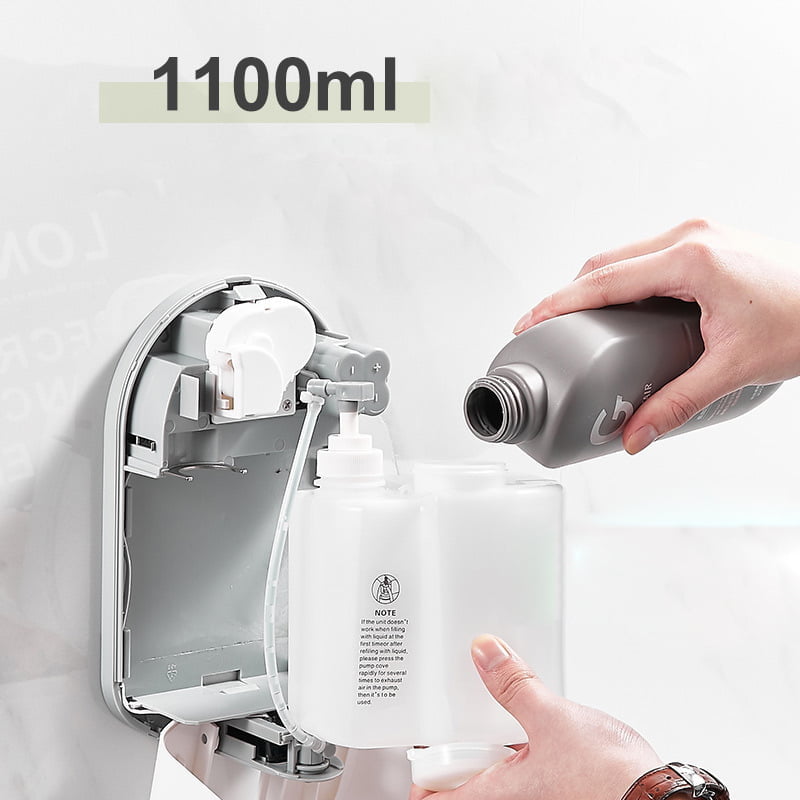 1100ml-soap-dispenser-tank-refill-1.jpg 1100 Hand-free Automatic Induction Disinfection Dispenser - Image 7