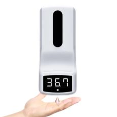 2-in-1 Wall Thermometer and Sanitizer Dispenser K9