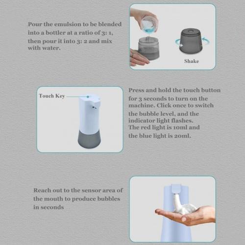 2_59983e21-c483-4560-b07a-24b711dfaf7f_500x-1.jpg NOHA Automatic Foam Soap Dispenser 350mL - Image 4