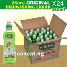 A Carton of 2Sure Original Dishwashing Liquid 250ml (x24pcs)