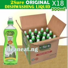 A Carton of 2Sure Original Dishwashing Liquid 500ml (x18pcs)