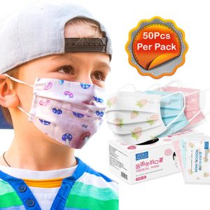 50pcs per pack 3 ply branded Children face mask