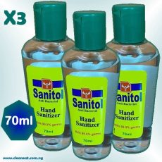 70ml Sanitol Hand Sanitizer (x3)