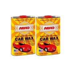 Abro Heavy Duty Silicone Cleaner and Car Wax 2Pcs