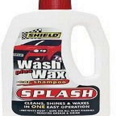 Shield Wash plus Wax Car Shampoo Splash 1Ltr