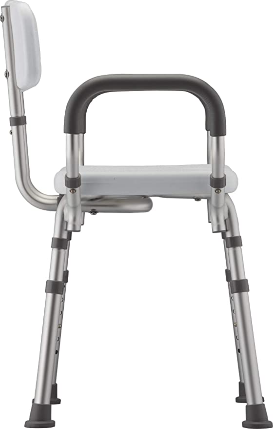 Shower Chair with Arm and Back Rest - Image 2
