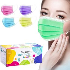 Colored 3Ply Disposable Nose Mask