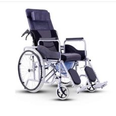 Reclining Wheelchair with Commode