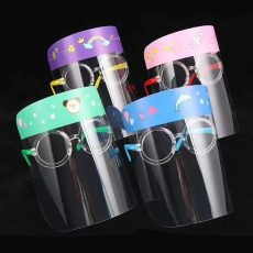 Kids Face Face Shield with Goggle Frame