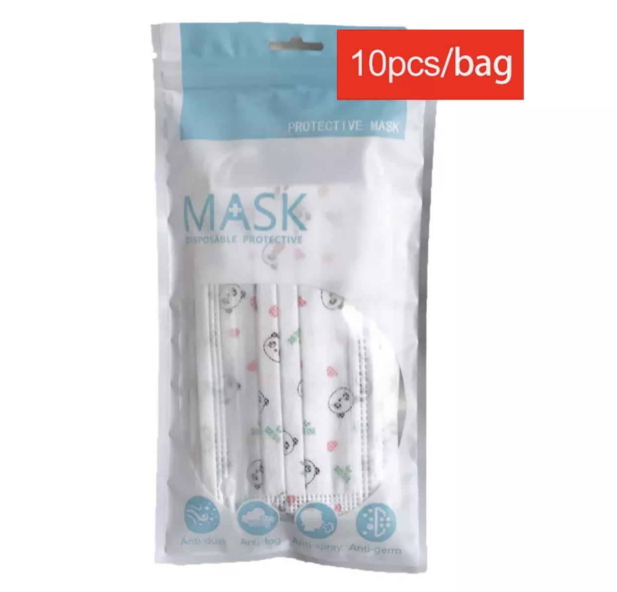 3 Ply Disposable Children Face Mask 10pcs per Pack - Image 5