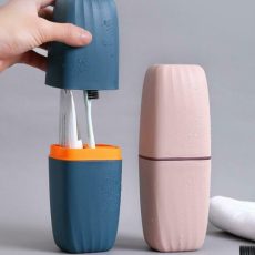 Portable Toothbrush and Toothpaste Case/ Holder
