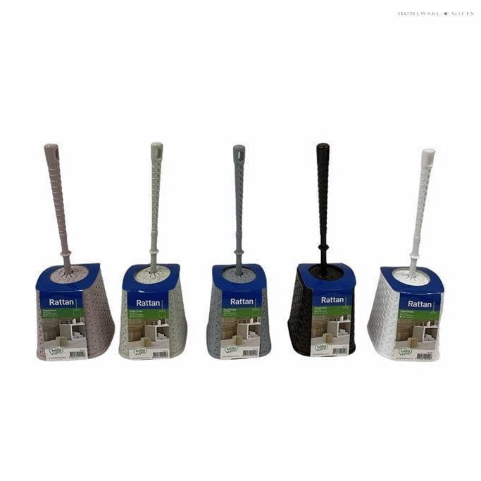 Rattan WC Toilet Brush with Holder - Image 2