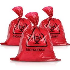 Biohazard Medical Disposal Bag Red x 100pcs