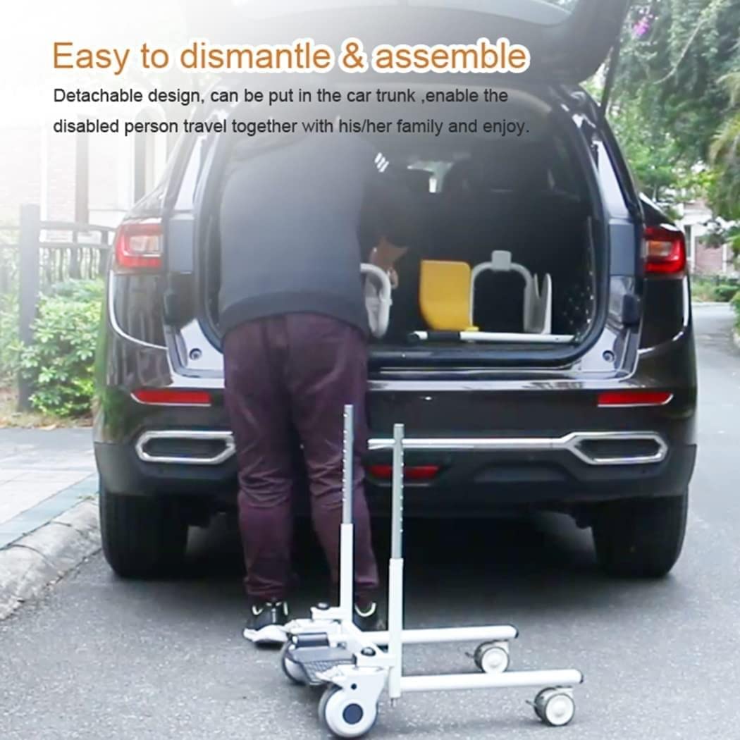 Portable Patient Lift Transfer Wheelchair - Image 3