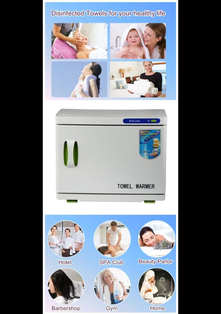 uv steri 2 Salon Luxury towel warmer with UV sterilization Lagos