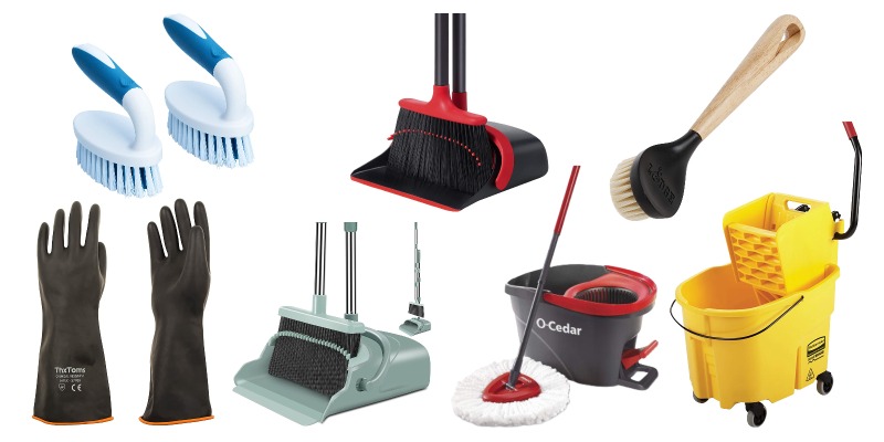 The Essential Janitorial Trolley Checklist: Must-Have Tools & Supplies Commercial janitorial trolley with cleaning supplies, mop, and waste bin for facility maintenance Lagos Nigeria