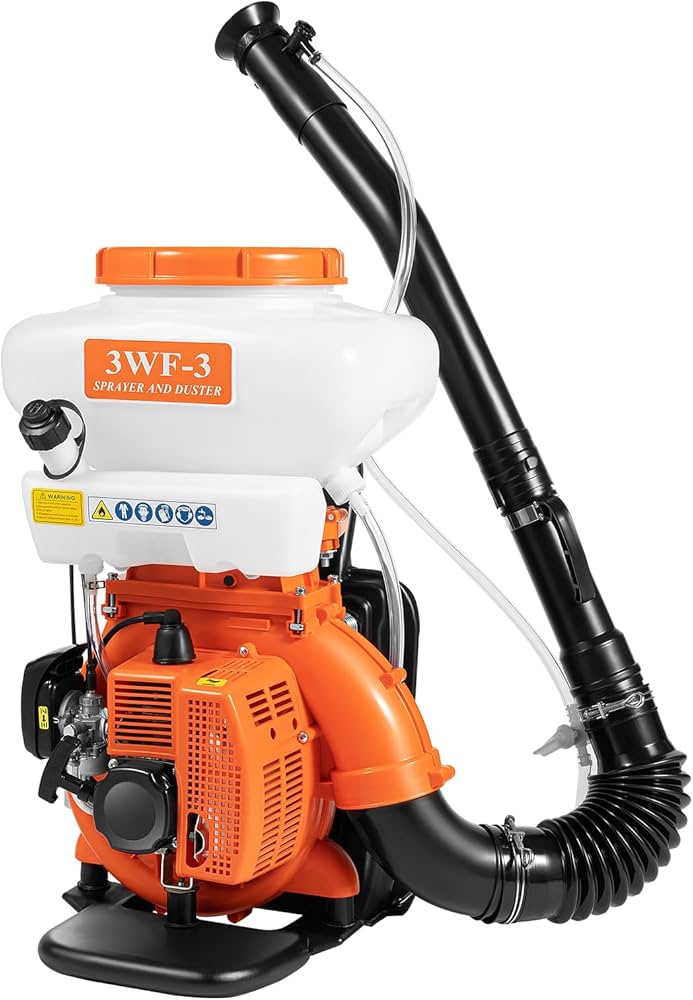 sprayer2 Side view of Boypo 3WF-3A showing engine and chemical tank for agricultural spraying Lagos Nigeria