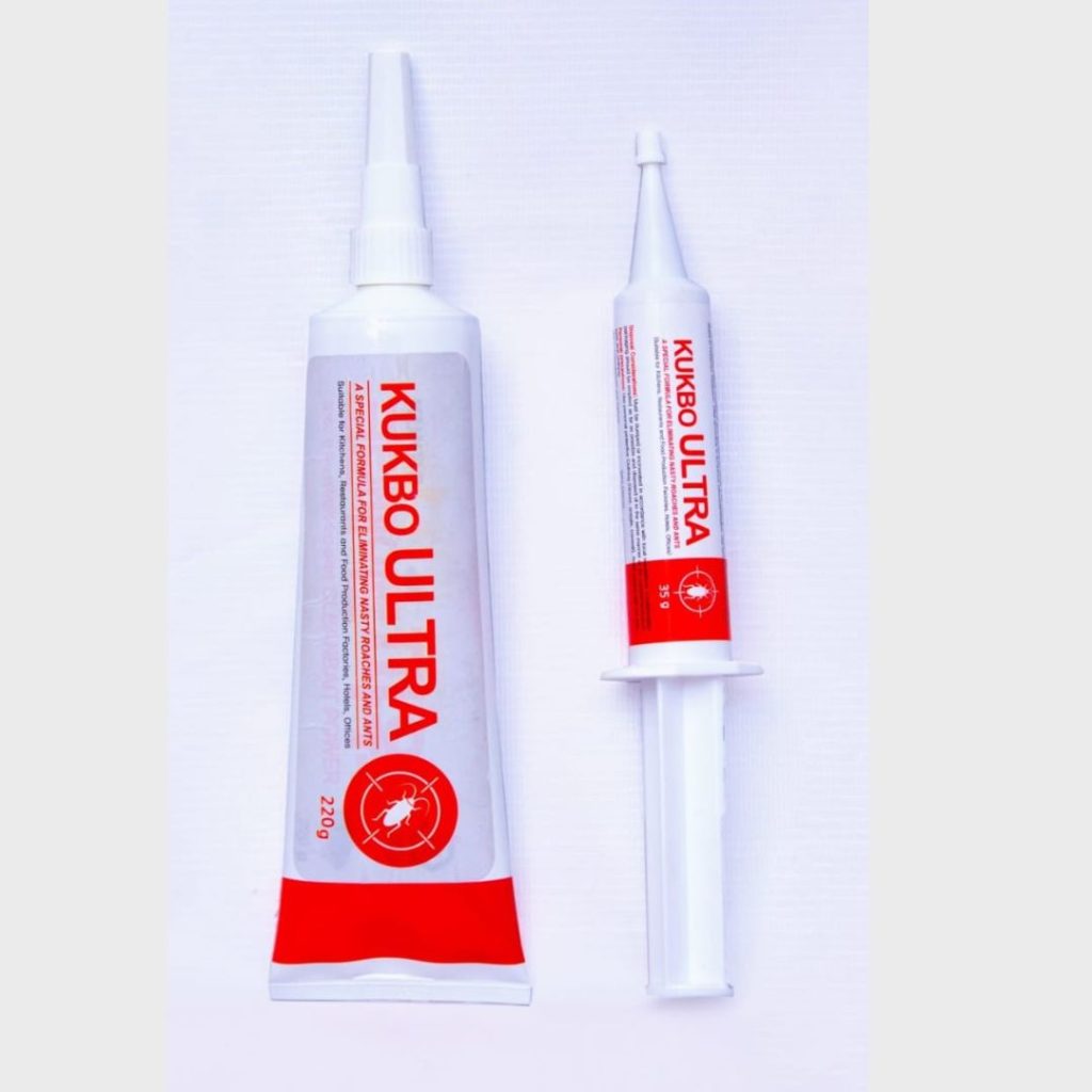 Kukbo Ultra Gel Bait 20g effective insecticide tube for cockroach and ant control in Lagos Nigeria